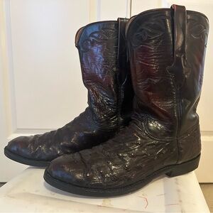 Lucchese Ostrich Boots Size 10